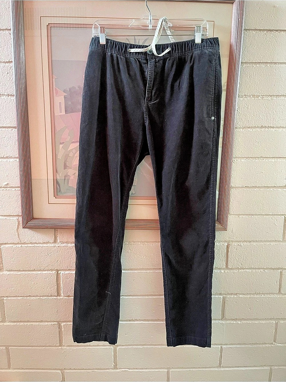 Vuori Optimist Pant Black Corduroy Jogger Pants Medium